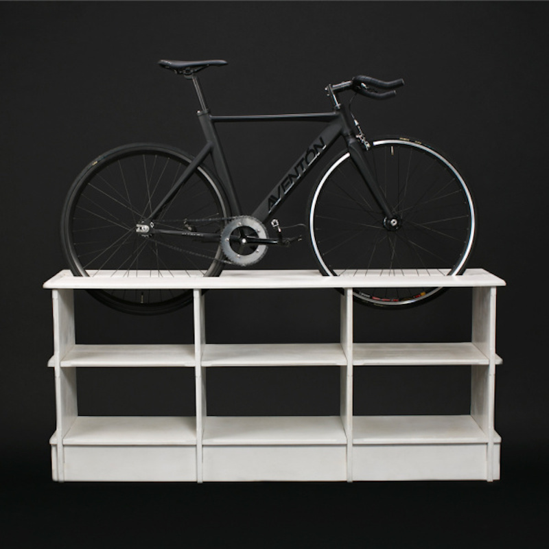 Illustration for article titled Sleek Furniture Line Puts Your Bike Where It Belongs: On a PedestalÂ